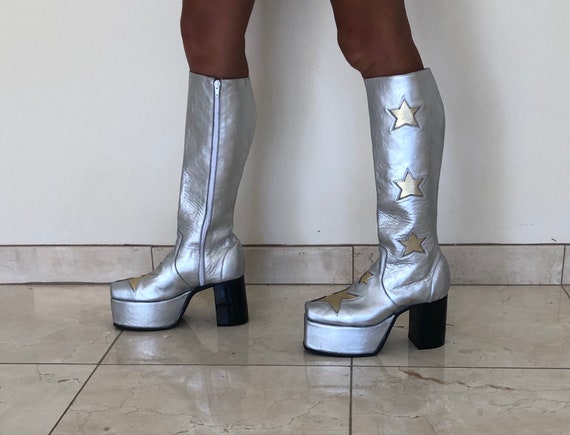 disco platform boots