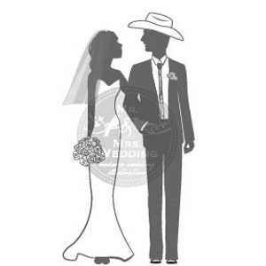 Silhouette Wedding Program Couple 45 image 1