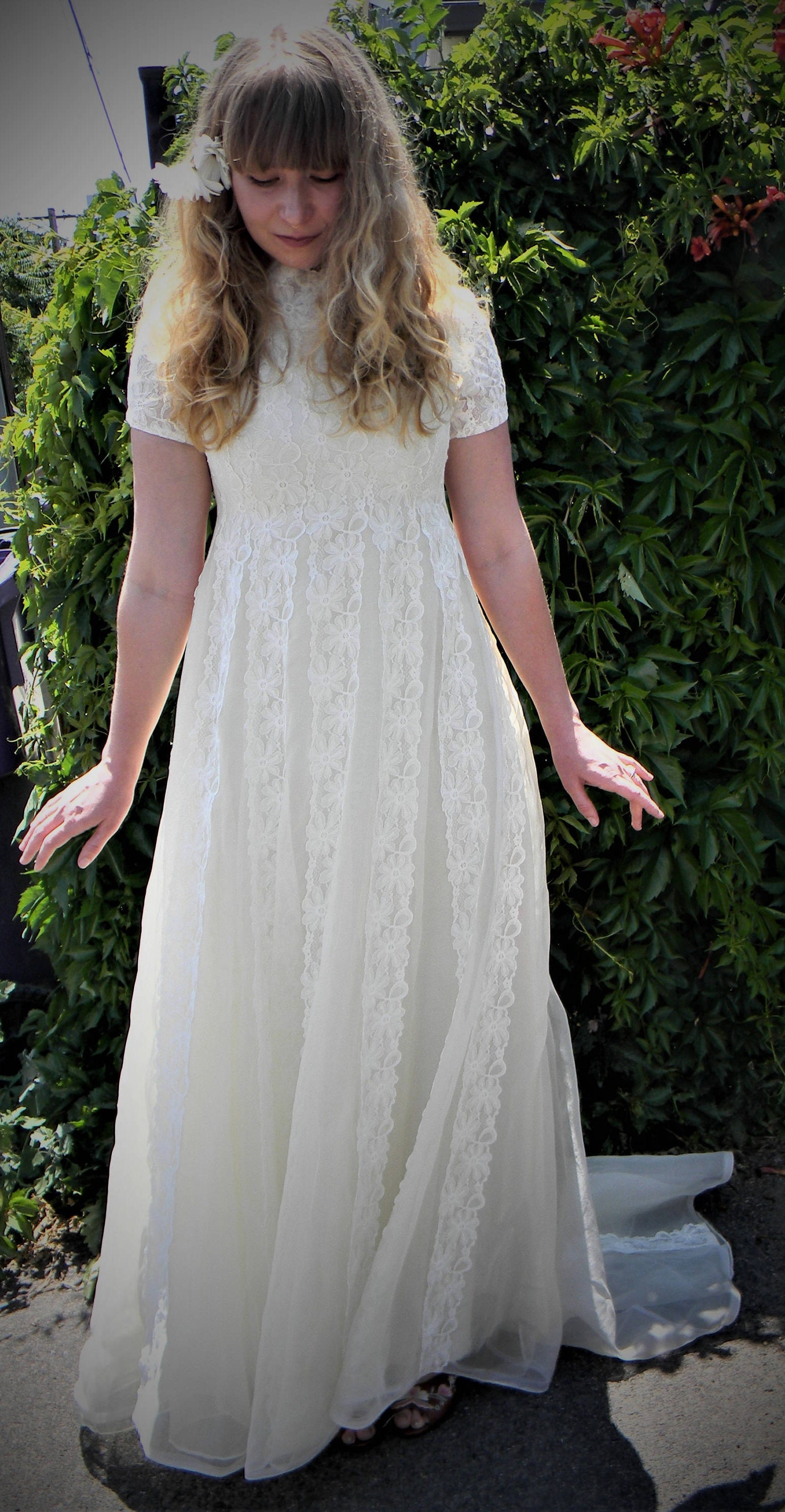 1960s Vintage Bianchi Lace Wedding Gown Sz S - Etsy 1960s Vintage Bianchi Lace Wedding Gown Sz S - Etsy