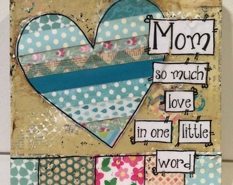 Mother wall art, Mother's Day Gift