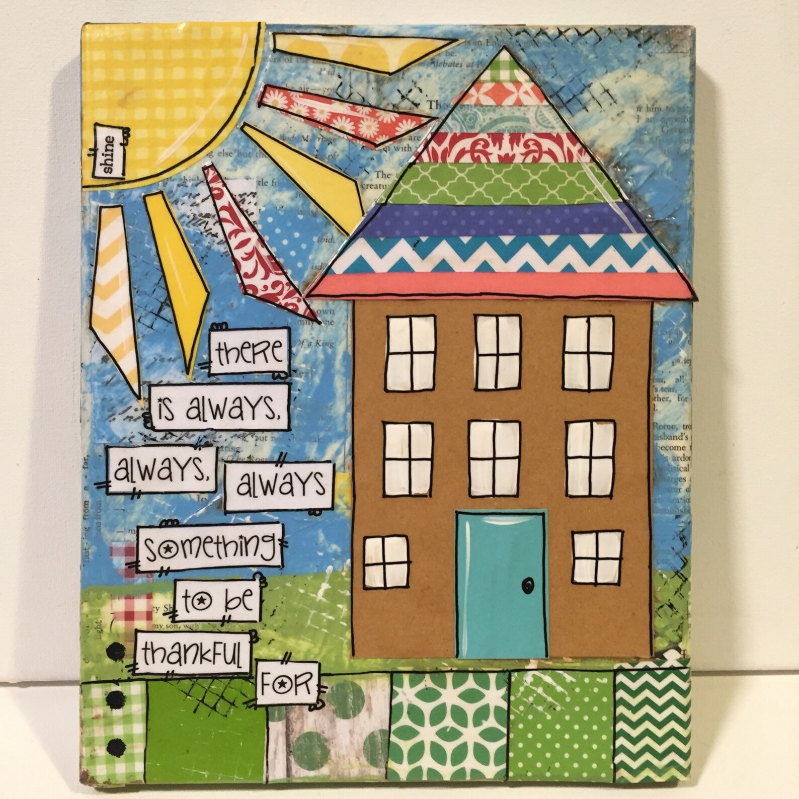 House Art 8x10 Mixed Media Canvas There is Always Etsy