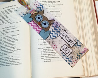 Owl Bookmark, Dream Big