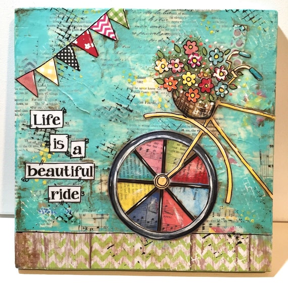 Etsy bicycle art hotsell