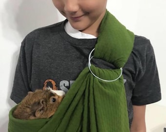 Verstellbarer Meerschweinchen Sling, handgemachte kleine Tragetasche für Haustiere