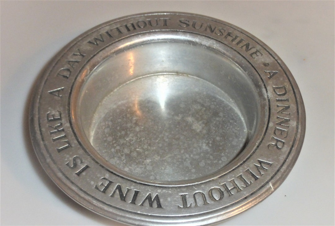 BL2 Pewter WINE BOTTLE Holder Wilton Columbia BWP U.S.A A Etsy