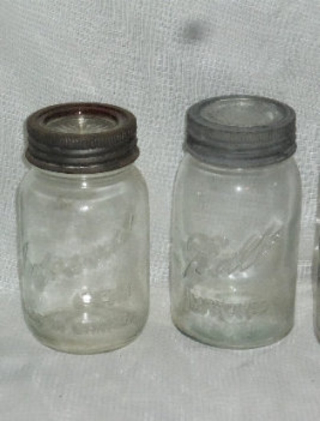 BN5 Lot of 2 Vintage MASON JARS Rare Aqua Imperial Mason Jar Crown Jar Canning Jars Etsy