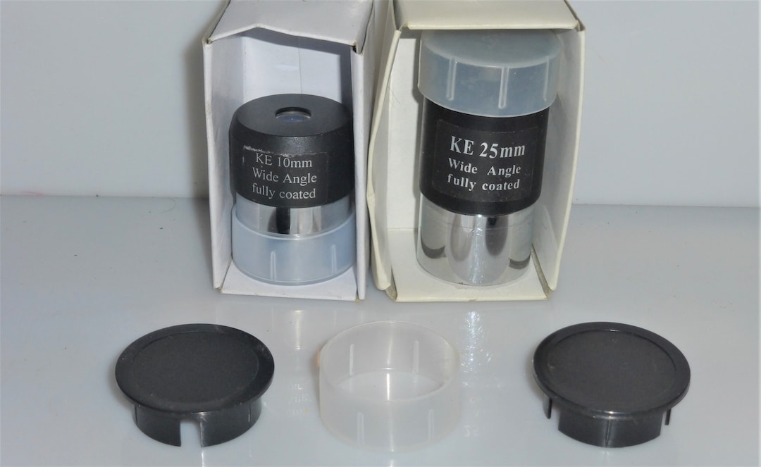 BX10 Vintage KE TELESCOPE LENS Wide Angel 10mm & 25mm Fully Coated Lot