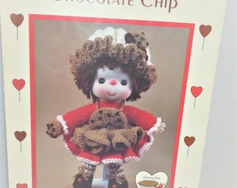 BK9 -- Lollipop Lane CHOCOLATE CHIP Dumplin Designs Knitting Pattern Vintage Doll Cloths AR