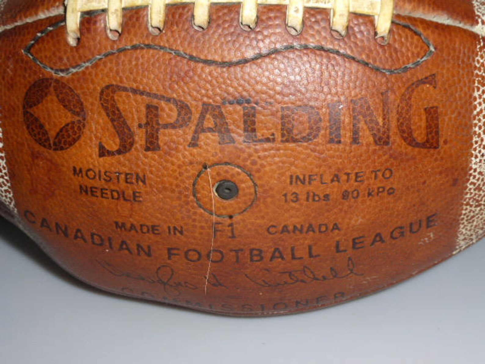 BN5 Vintage Spalding FOOTBALL J5V Canadian Football League Etsy