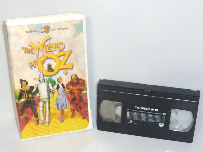 A122217BB11 Warner Bros. WIZARD of OZ Vhs Movie Vintage Vhs image 3