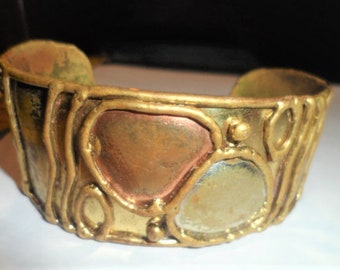 JW2 -- Vintage COPPER Bracelet Cuff Bracelet Jewelry Chunky Bracelet Vintage Bracelet Copper Jewelry