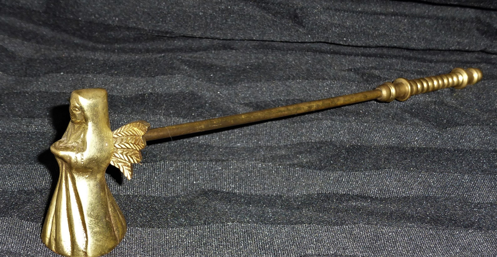 BN10 12 long Brass ANGEL Candle Snuffer Tea Light Etsy