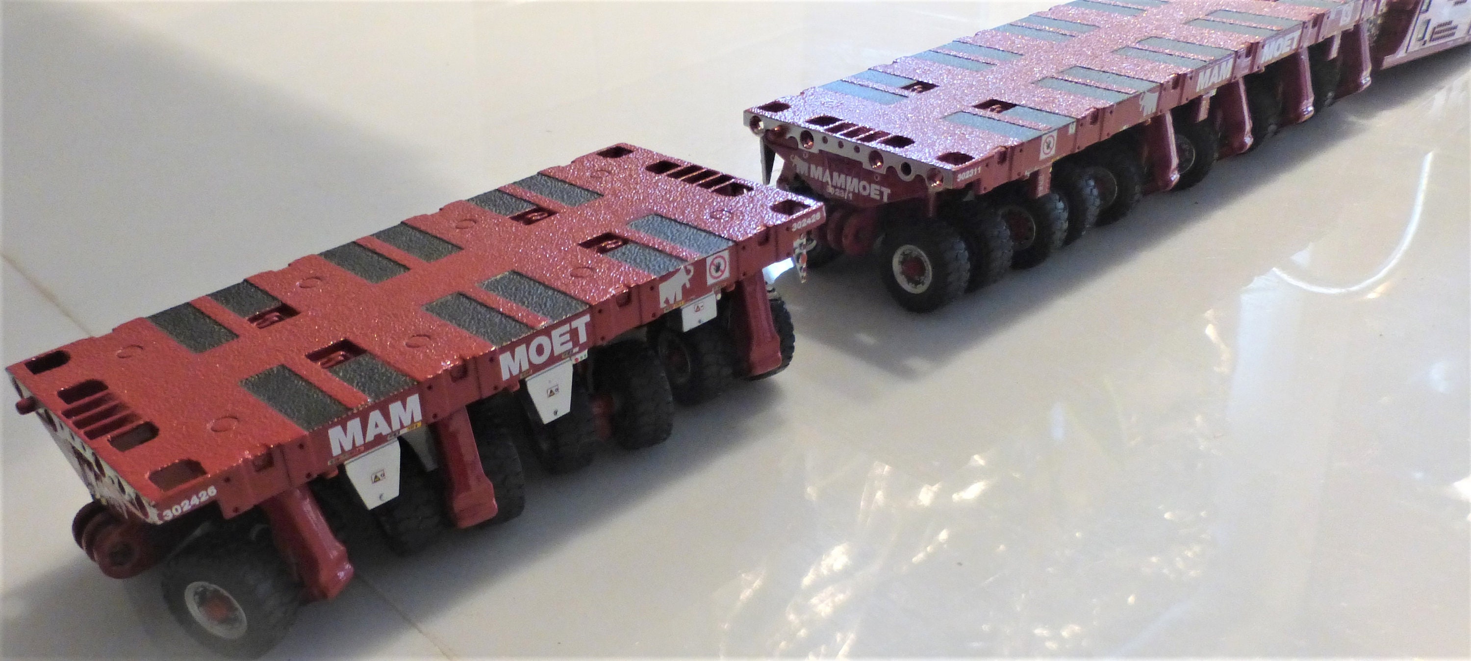 3pc Mammoet Diecast Trailer SPLIT SET 1:50 Scale Axel Die Cast - Etsy