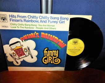 Lp1 Hits From CHITTY Chitty BANG Bang Finian's Rainbow and Funny Girl Record Lp Vinyl Record Album Disc