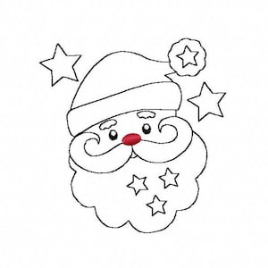 Embroidery file Santa Claus 10x10