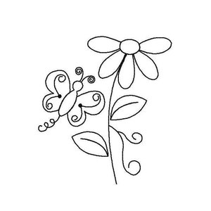Embroidery file flower 10x10
