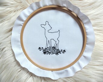 Embroidery file deer 10x10