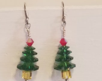 Christmas Tree Earrings