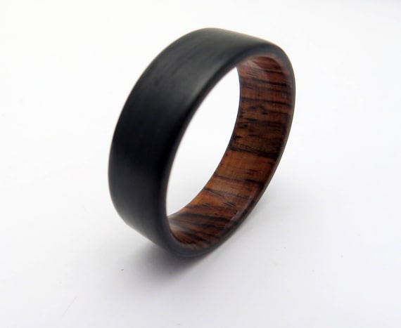 Holz, Kohlefaser Ring, handgefertigte Honduras Palisander Holz Hochzeitsband, schwarz Holz Ring Ring, Ring, Kohlefaser Hochzeitsband Holz, Kohlefaser Ring, handgefertigte Honduras Palisander Holz Hochzeitsband, schwarz Holz Ring Ring, Ring, Kohlefaser Hochzeitsband