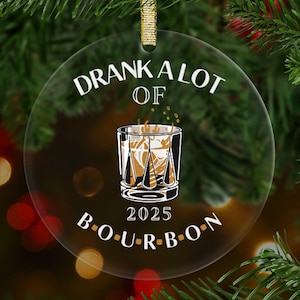 Whiskey Gift, Funny Christmas Ornament, Bourbon Gifts, Bourbon Lover, Husband Present, Stocking Stuffers for Him