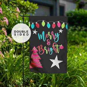 Christmas Flag, Custom Garden Flag, Personalized Garden, Holiday Flag, Christmas Home Decor, Housewarming Gift