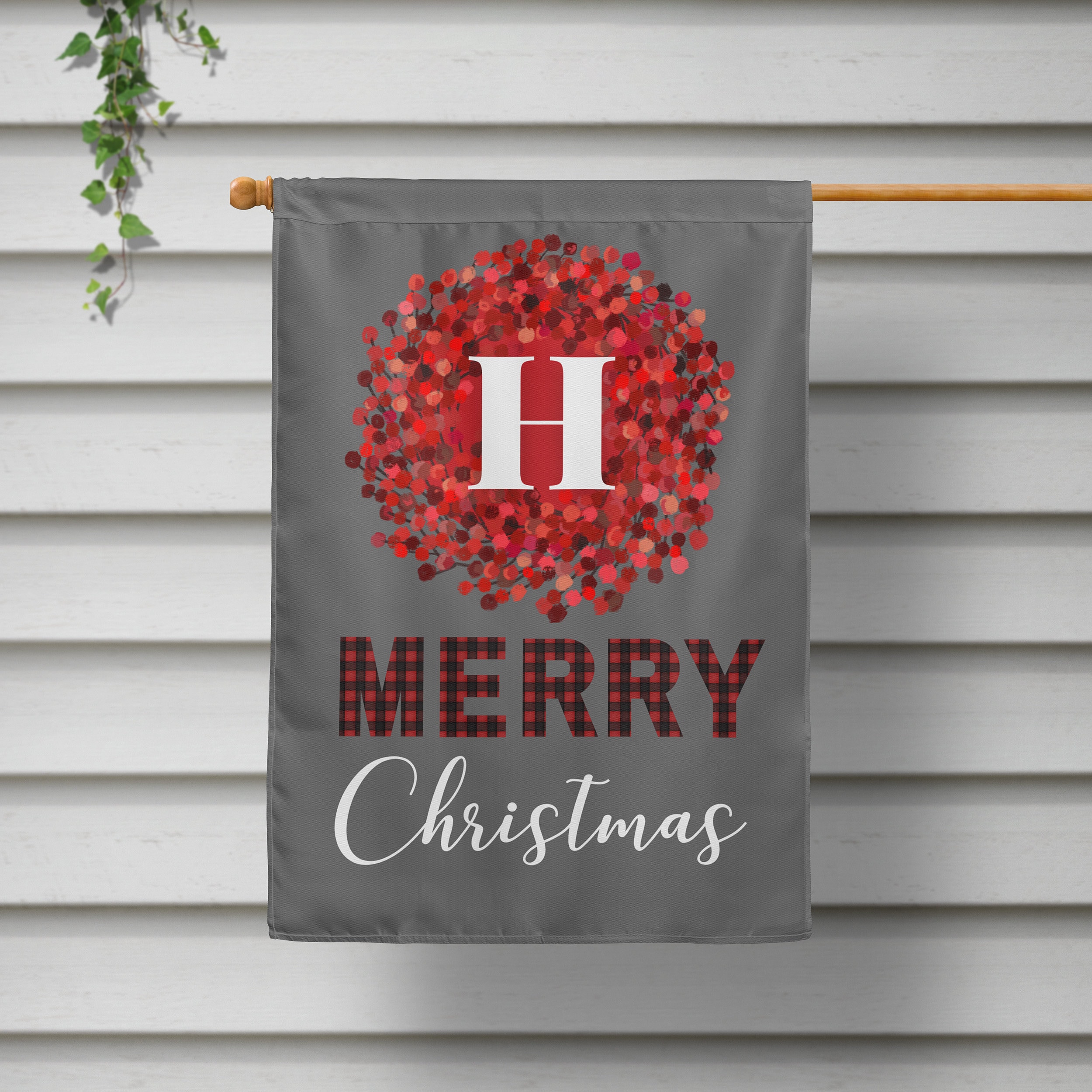 Christmas Garden Flag Flag Personalized House Flag Etsy
