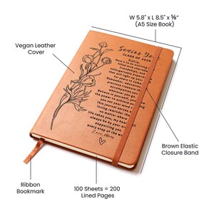Senior Year High School, Personalized Journal, Back to School Gift, First Day of School, To My Daughter image 3