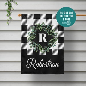 Personalized Garden Flag - Custom Colors