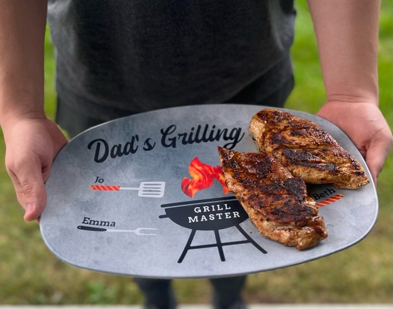 Husband Birthday Gift Grilling Gifts for Men Who Have Everything Steak  Plate Serving Plate Serving Dish Wooden Gift BBQ Gifts Serving Tray 