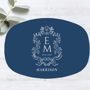 Personalized Wedding Platter, Custom Platter, Unique Wedding Gift, Mr and Mrs, Bridal Shower Serving Tray, Bride and Groom Plate