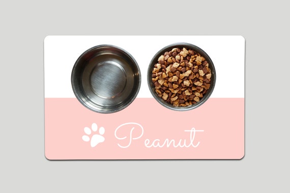 Pet Placemat, Personalized Dog Food + Water Bowl Mat