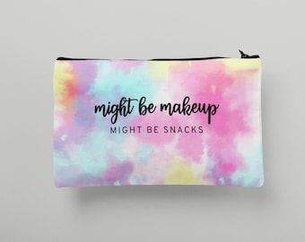 Teen Girl Gifts, Personalized Makeup Bag, Canvas Cosmetic Pouch, Teenage Girls