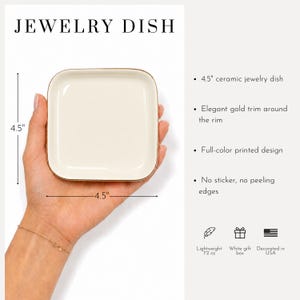 Personalized Mahjong Jewelry Dish, Mah Jongg Gift for Women, Mahgirls Trinket Dish, Mahjong Group Gift, Hostess Gift image 4
