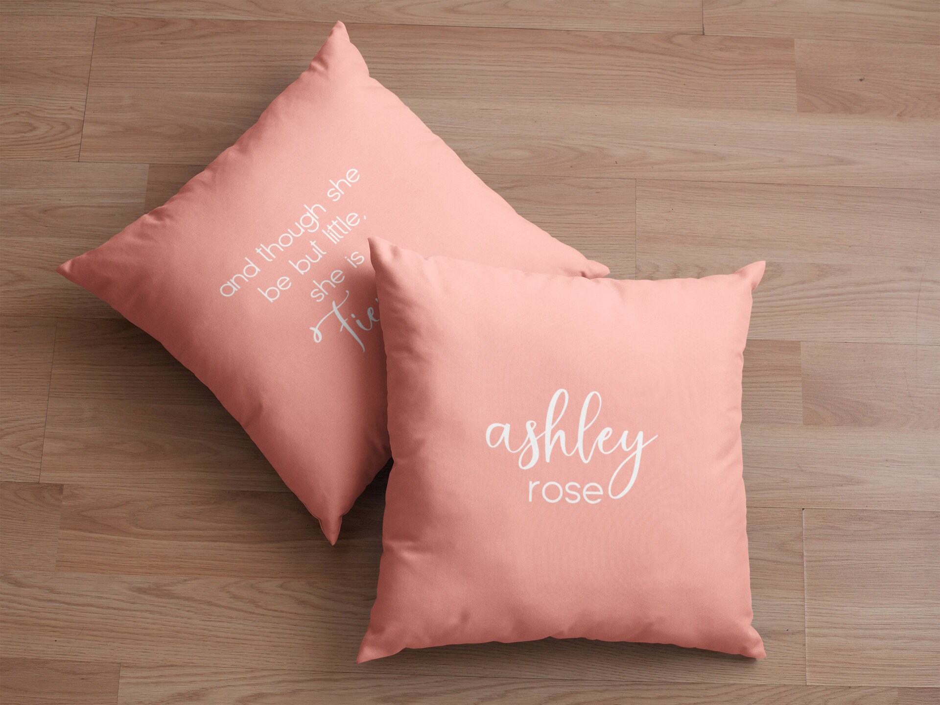 Nursery Pillow Personalized Baby Girl Kids Room Decor Throw Etsy