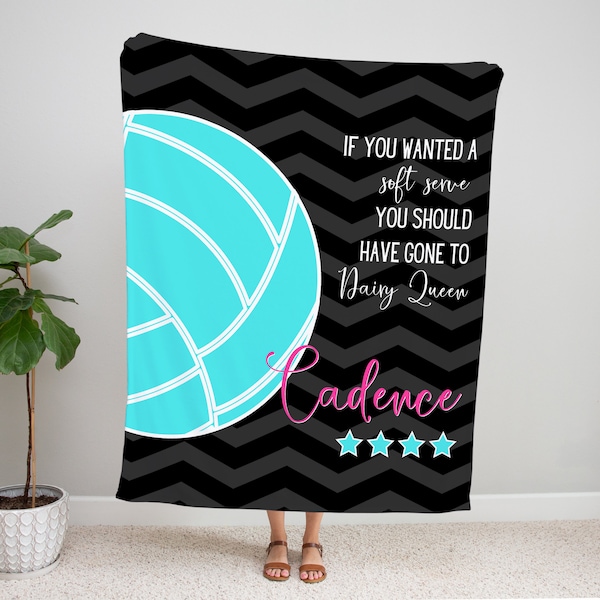 Volleyball Fleece Etsy