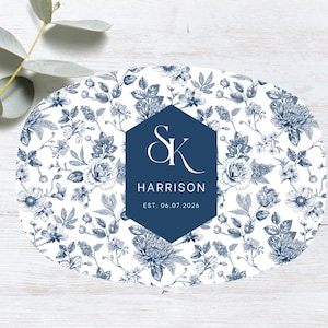 Personalized Wedding Platter, Custom Platter, Unique Wedding Gift, Mr and Mrs, Bridal Shower Serving Tray, Bride and Groom Plate