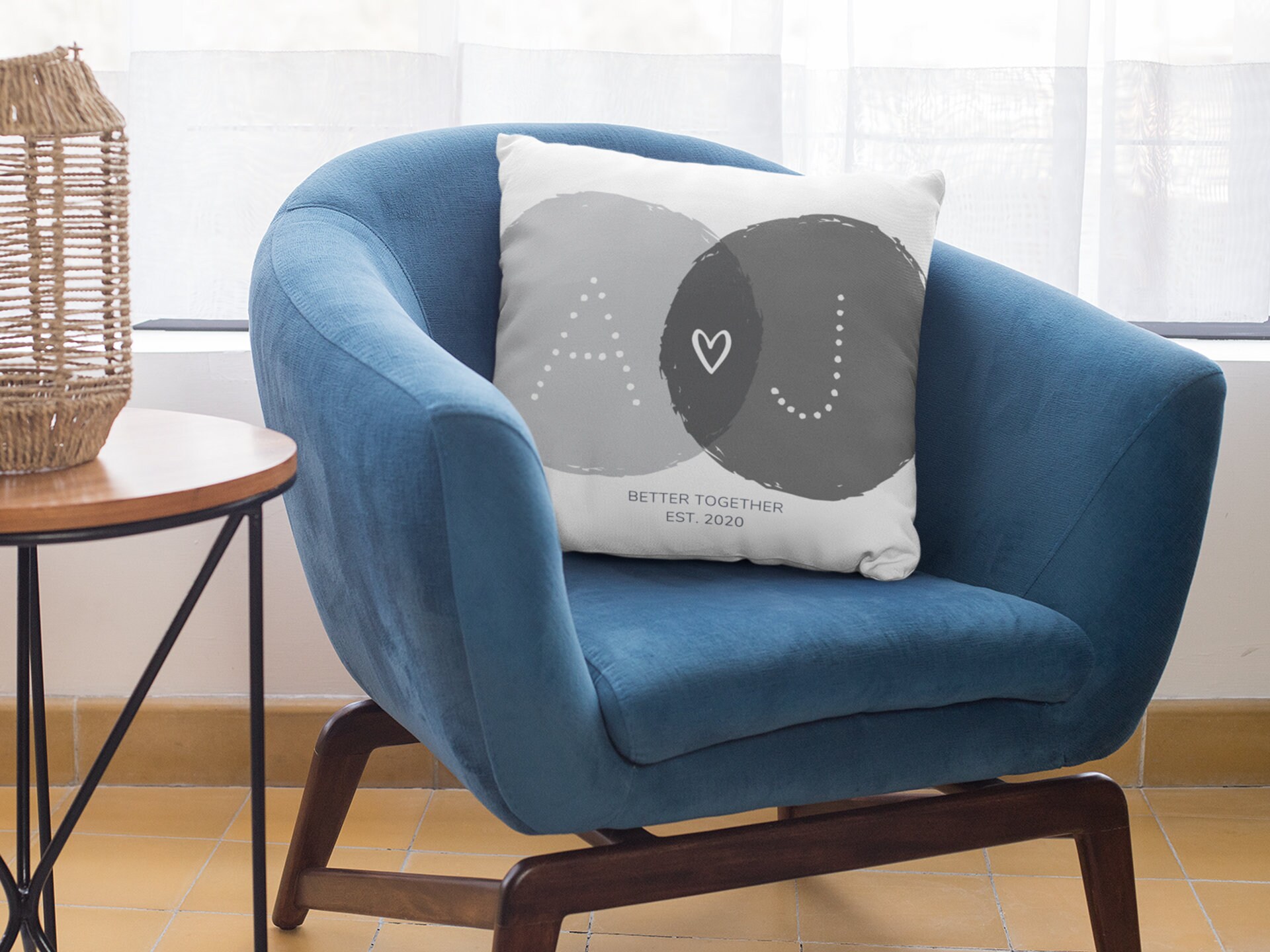 Personalized Throw Pillow Engagement Gift Wedding Present Etsy