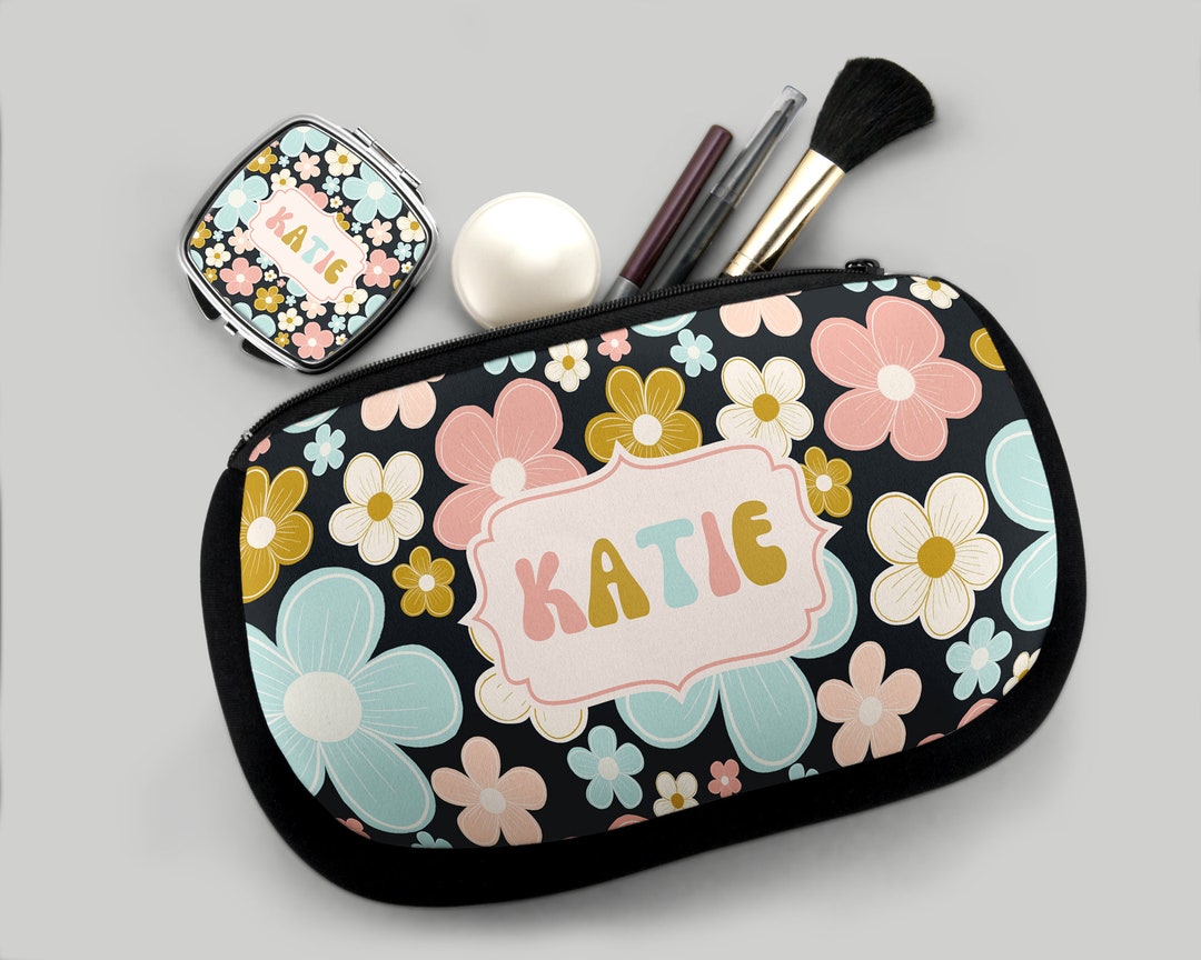 Tween Girl Gifts Personalized Makeup Bag Custom Cosmetic Etsy
