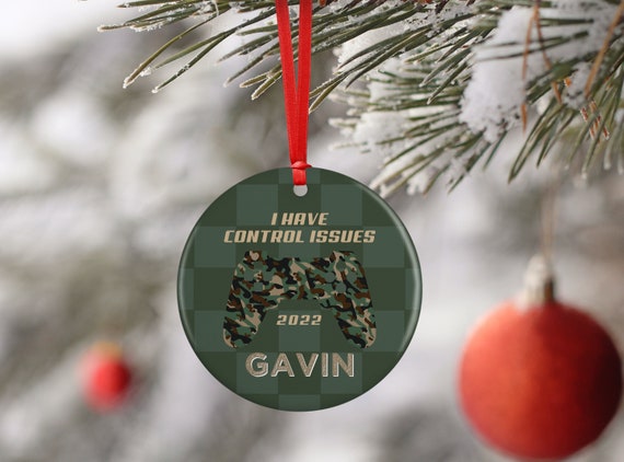 Gamer Boyfriend Personalized Christmas Ornaments Gamer - Etsy