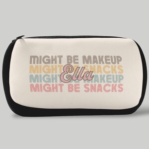Tween Girl Gifts, Personalized Makeup Bag, Custom Cosmetic Bag, Name Pouch, Teenage Girl Gifts, Niece Gift from Aunt