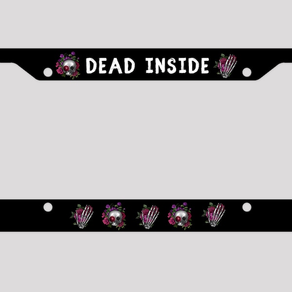 Gothic License Plate Frame Etsy