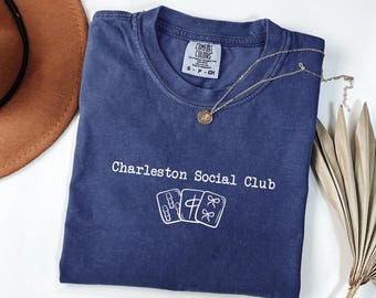 Mahjong Shirt Comfort Colors, Charleston Mahj Tee, Mahjong Player T-Shirt, Mahjong Lover Gift, Game Night Gifts For Women