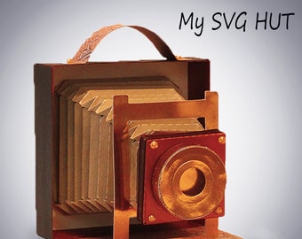 3D SVG Vintage Camera DIGITAL download