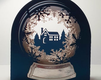 Download Snow Globe Svg 3d Etsy