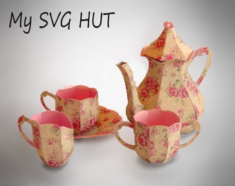 Download Svg 3d Tea Cup Etsy