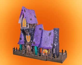 Download 3d Svg Haunted House Etsy