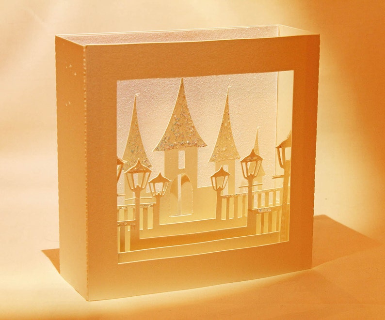 Castle theme bundle shadow box cards 4 designs image 4