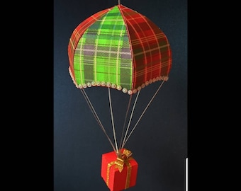 Parachute with hanging gift box DIGITAL download