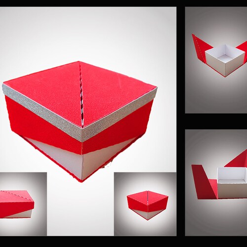 SVG Wine Bottle Gift Box DIGITAL Download Etsy UK