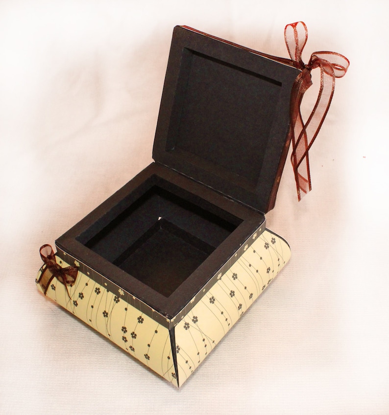 Download 3D SVG Jewellery Box or keepsake box SQUARE Digital Download | Etsy